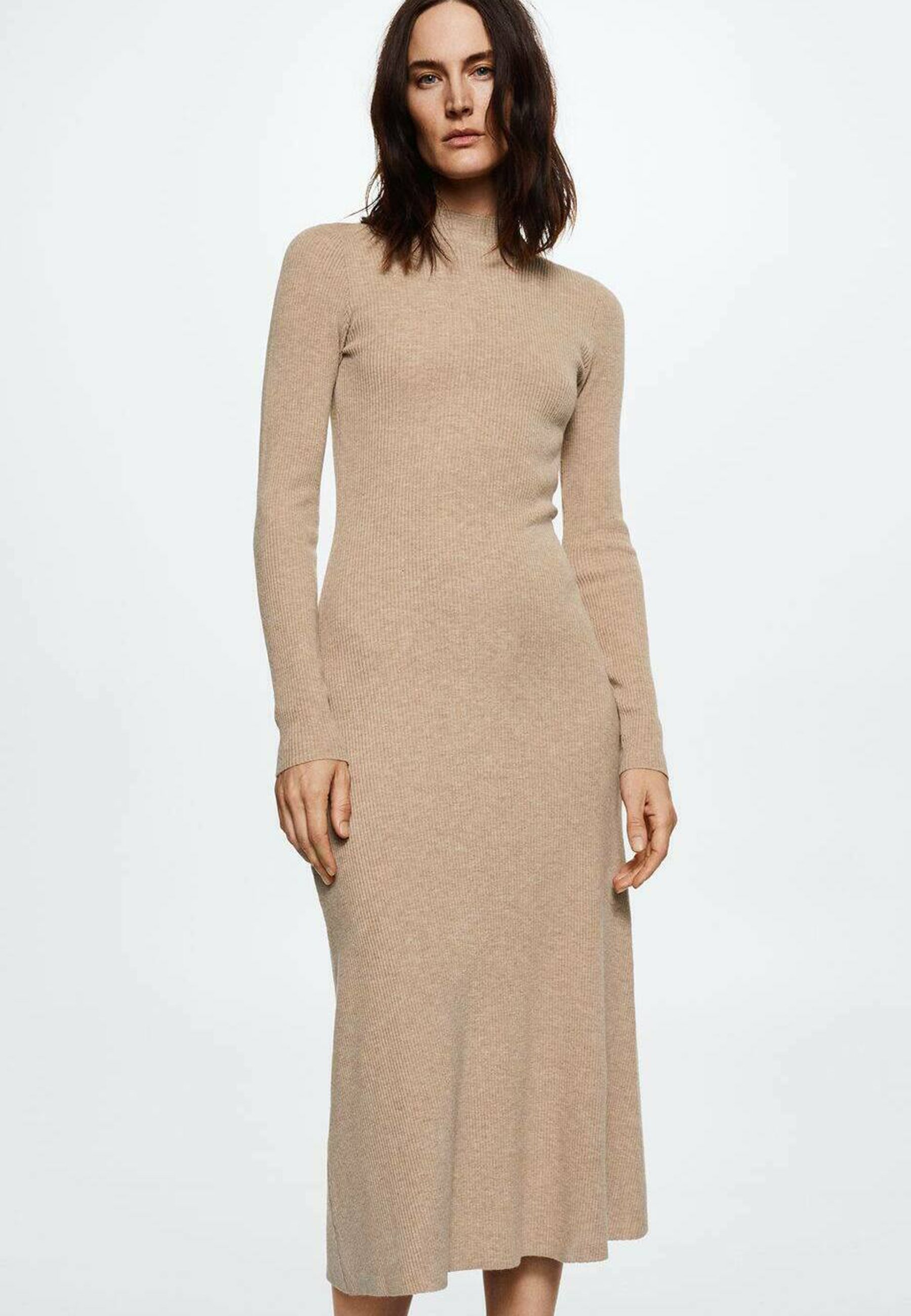Mango ARIAN - Jumper dress - zand/sand 