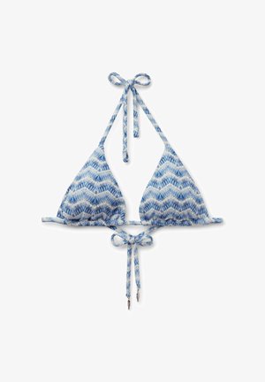 Calzedonia, WATER REFLECTION TRIANGLE - Top de bikini - blue