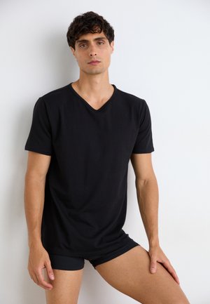 TEE 3 PACK - Undershirt - black