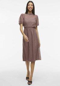 VILA KURZARM - Robe de jour - twilight mauve