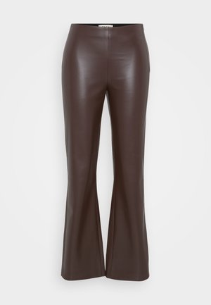 ONLY Tall ONLSMOOTH KICK FLARE - Pantalon classique - seal brown