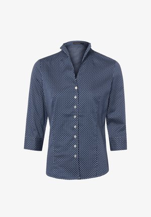 Franco Callegari, FRANCO CALLEGARI BLUSE - Hemdbluse - marine weiß