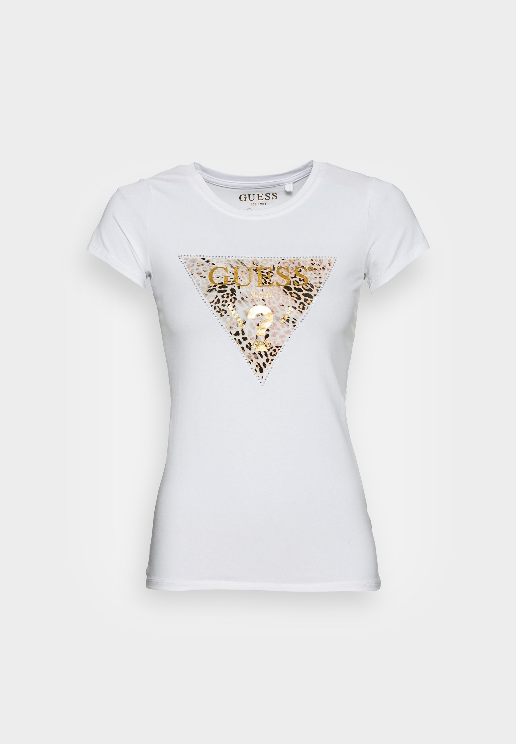 Guess GHOST LOGO - T-Shirt print - pure 