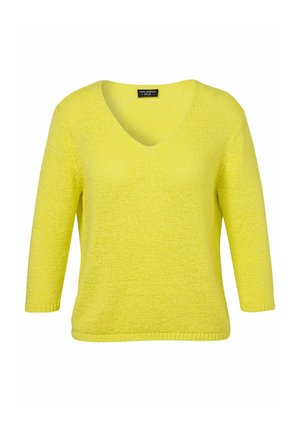 MODISCHER  IN UNIFARBENEM STIL - Strickpullover - gelb