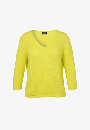 Via Appia Due MODISCHER IN UNIFARBENEM STIL - Pullover - gelb