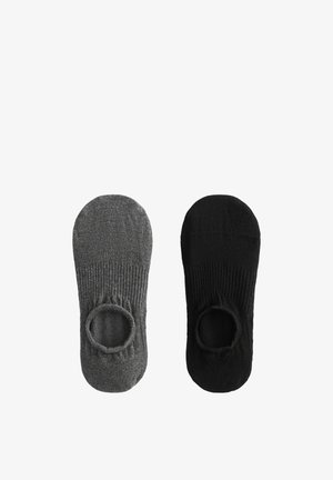 2 PAIRS OF COTTON BLEND YOGA AND PILATES - Nogavice za športne copate - black