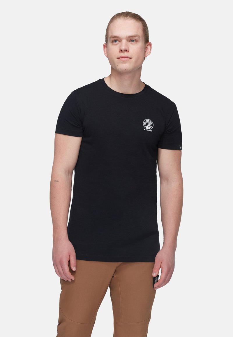 Mammut MASSONE EMBLEMS - T-Shirt print - black/schwarz - Zalando.de 
