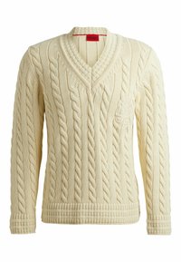 HUGO SACOSS - Strickpullover - light beige nine
