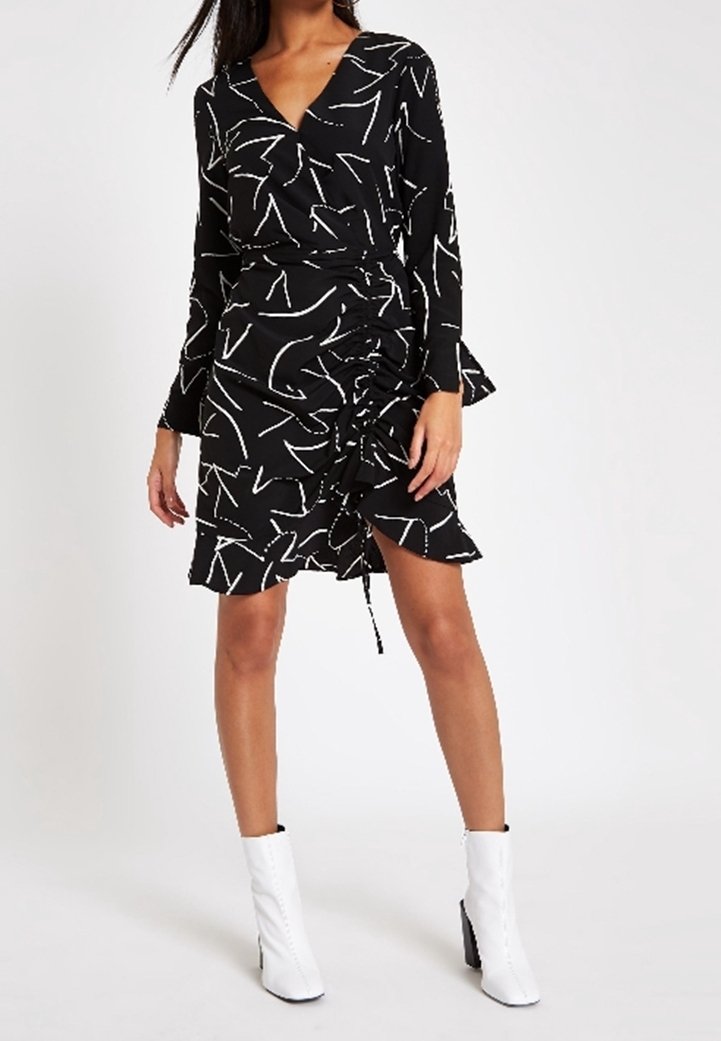 princess polly black maxi dress Nellie Maxi Dress | Black Polka Dot | Womens main image 1