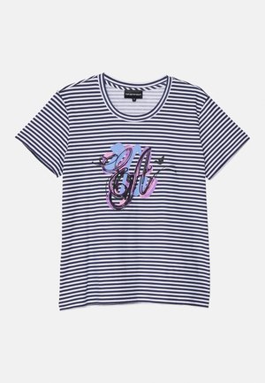 Emporio Armani T-shirt imprimé - bianco/navy