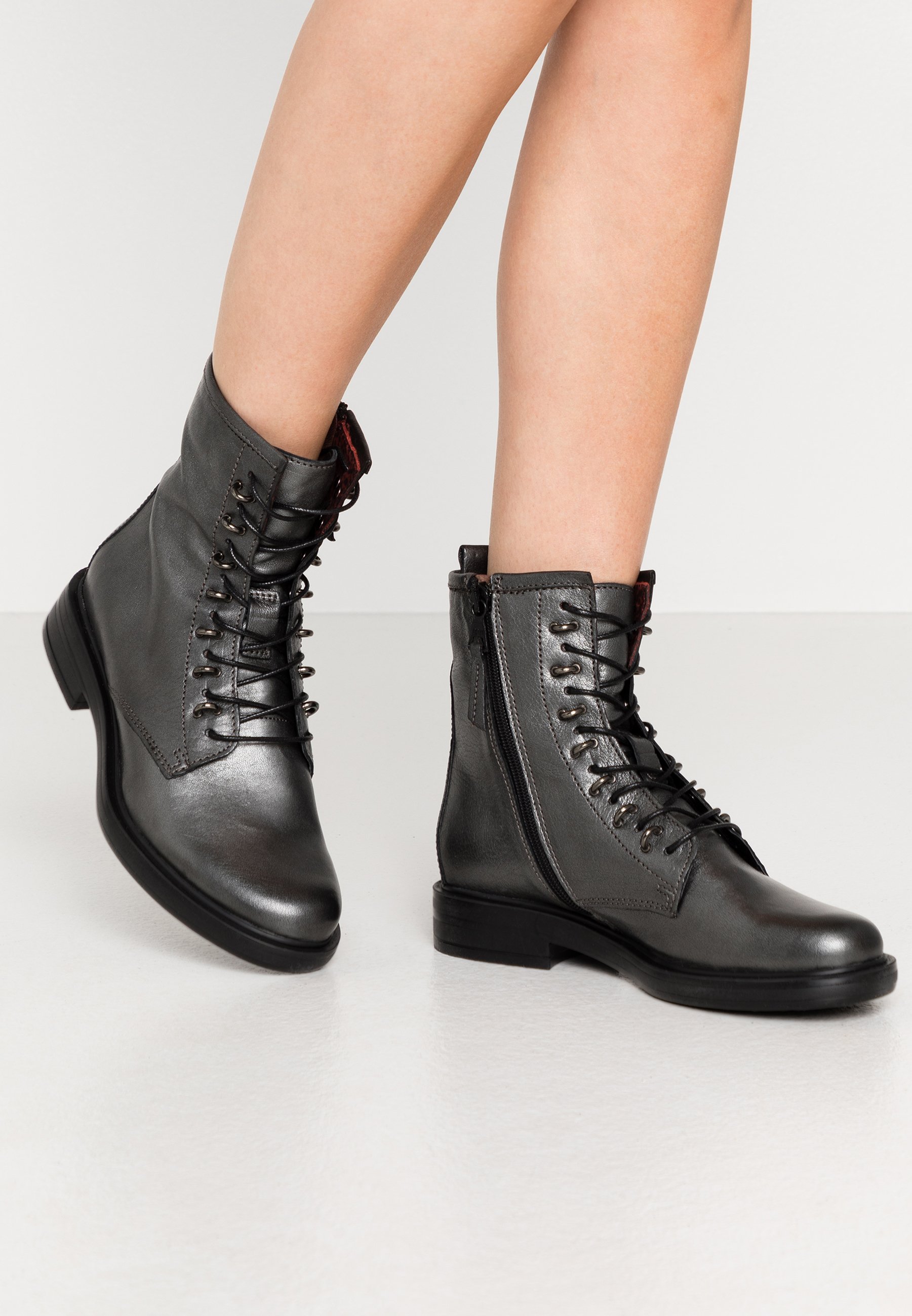 MJUS Veterboots - gunmetal/gunmetal - Zalando.be