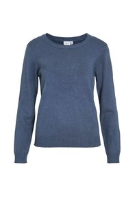 VIRIL O NECK  - Stickad tröja - vintage indigo