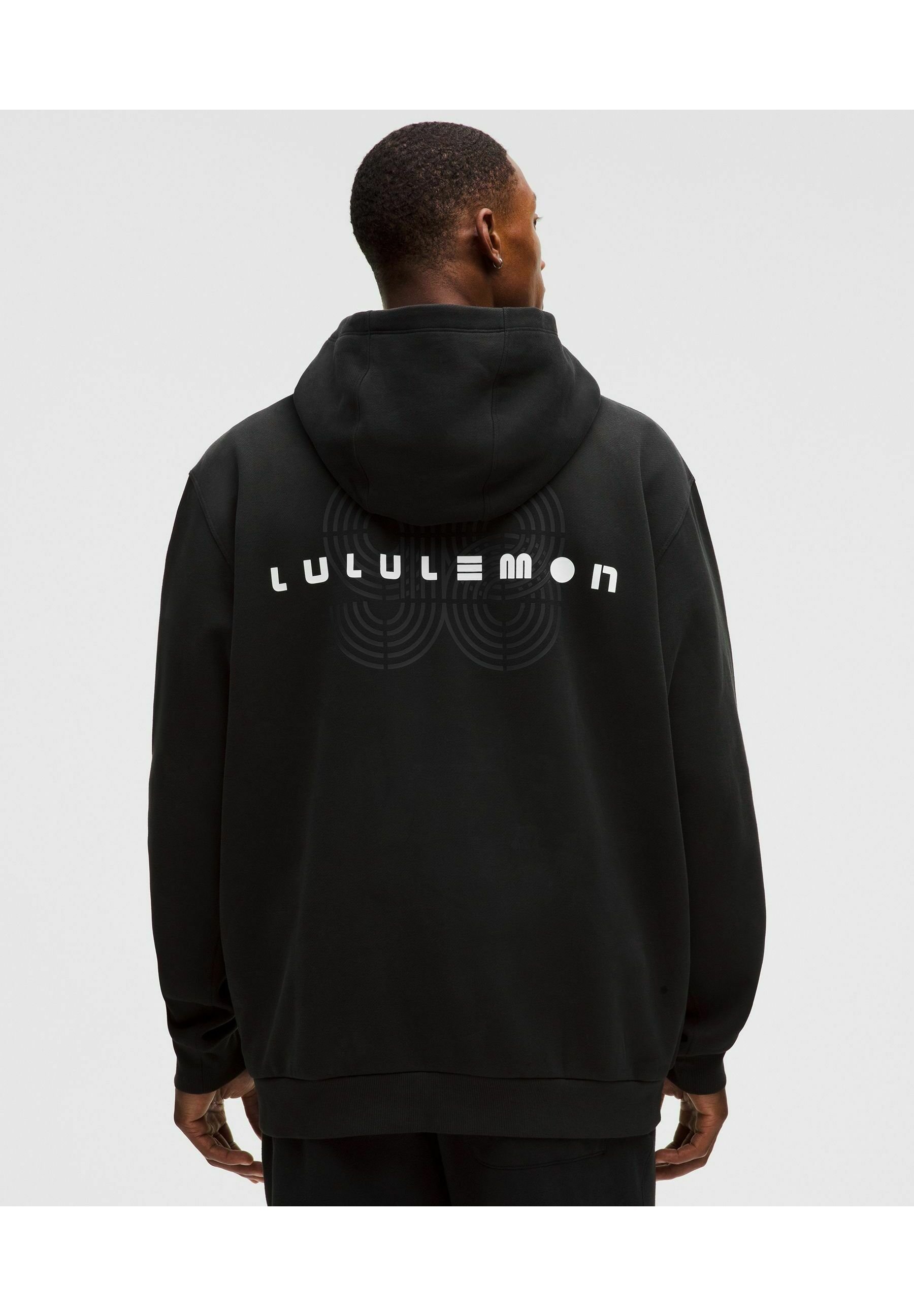 値下げ！lululemon Hoodie size6 *outlet* lululemon STEADY STATE PULLOVER GRAPHIC - Hoodie - black - Zalando