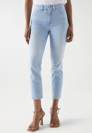 CROPPED  - Jeans Slim Fit - blau