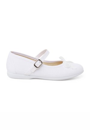 MERCEDITAS LAZO BRILLO NACARADO - Babyschoenen - blanco