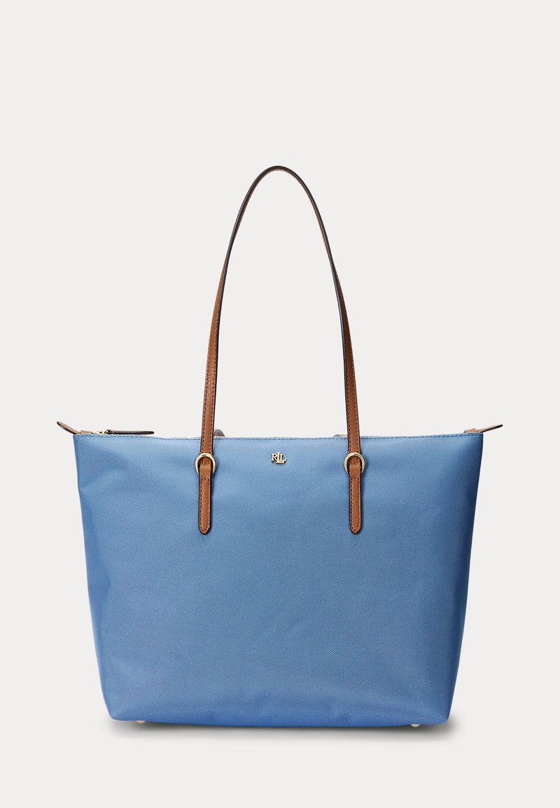 Lauren Ralph Lauren - KEATON TOTE MEDIUM - Geantă de pânză - pale azure, Extindeți