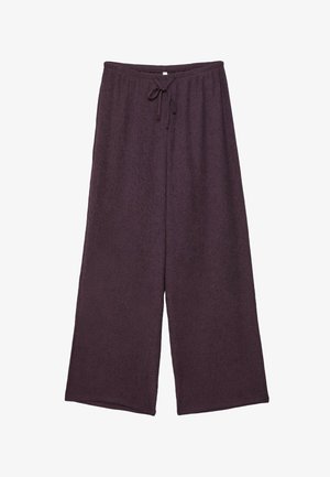 Stradivarius, FLOWING CREASED-EFFECT TROUSERS - Pantalon classique - dark red