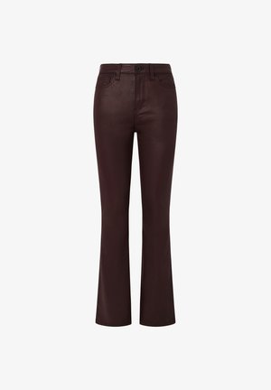 Pepe Jeans, FLARE HW DION - Дънки с разкроени крачоли - COATED BURGUNDY