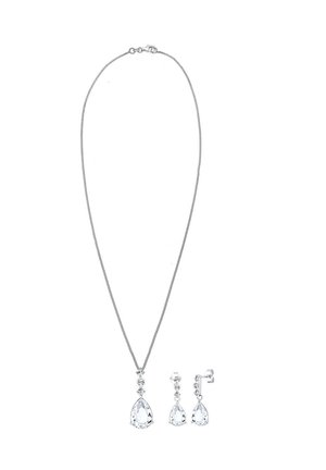 SPARKLING BASIC SET - MIT KRISTALLEN VON SWAROVSKI® - Earrings - silver-coloured