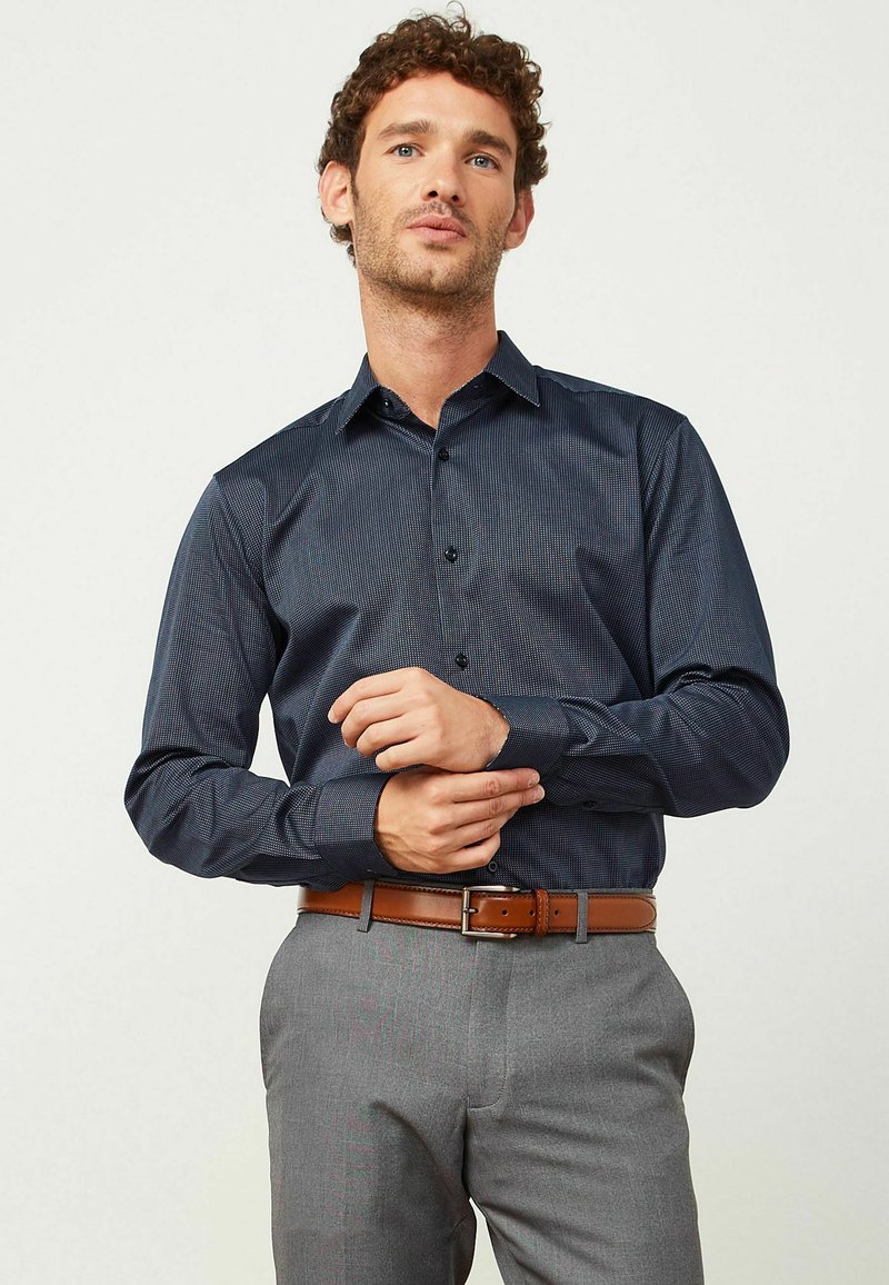 Next Overhemd donkerblauw