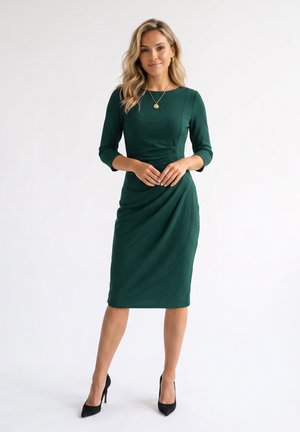 Anna Field by Zalando, ASSYMETRIC RUCHED - Robe fourreau - teal