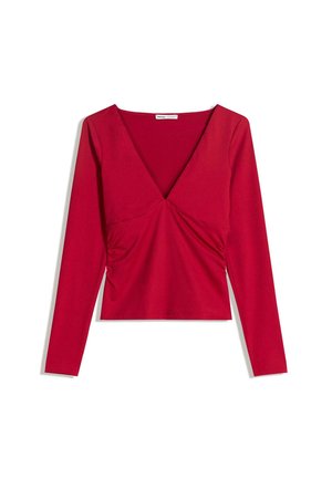 GATHERED DETAIL  - Longsleeve - red