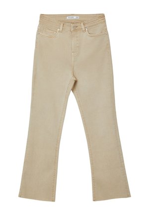 LUNGO - Jean flare - sabbia