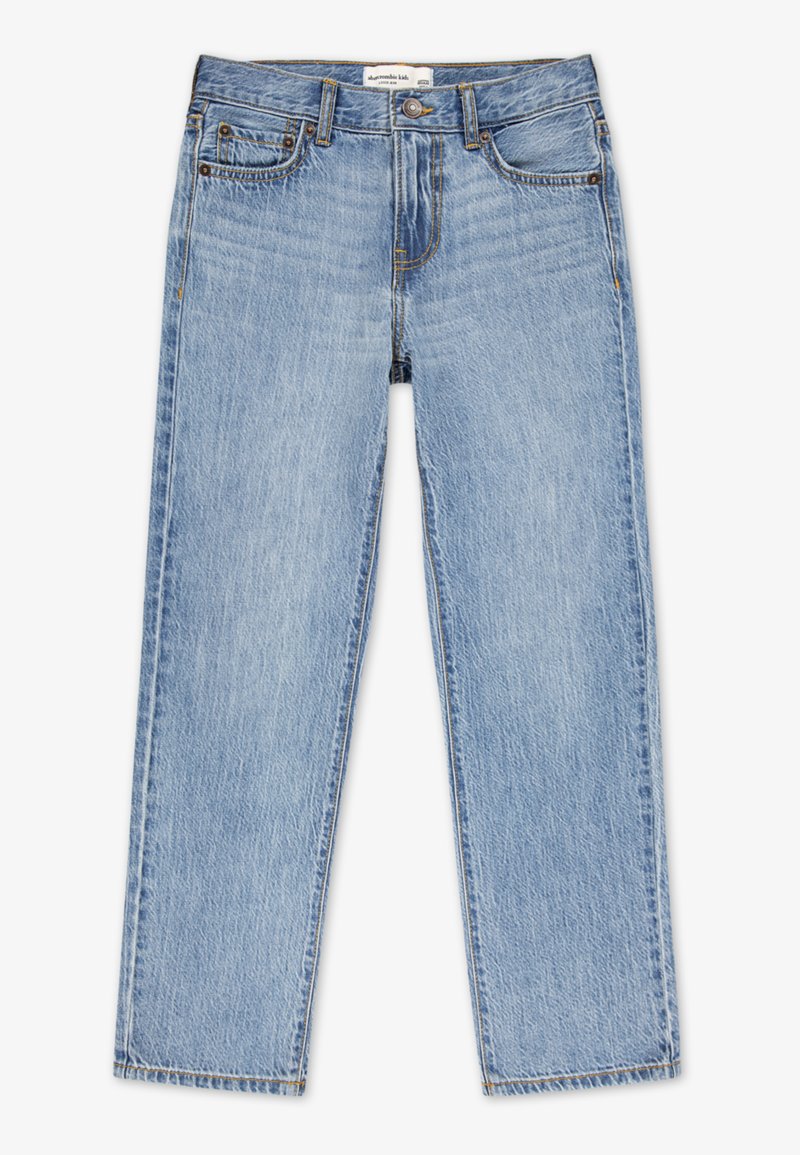 Abercrombie & Fitch LOOSE FIT  - Jeans Straight Leg - blue denim
