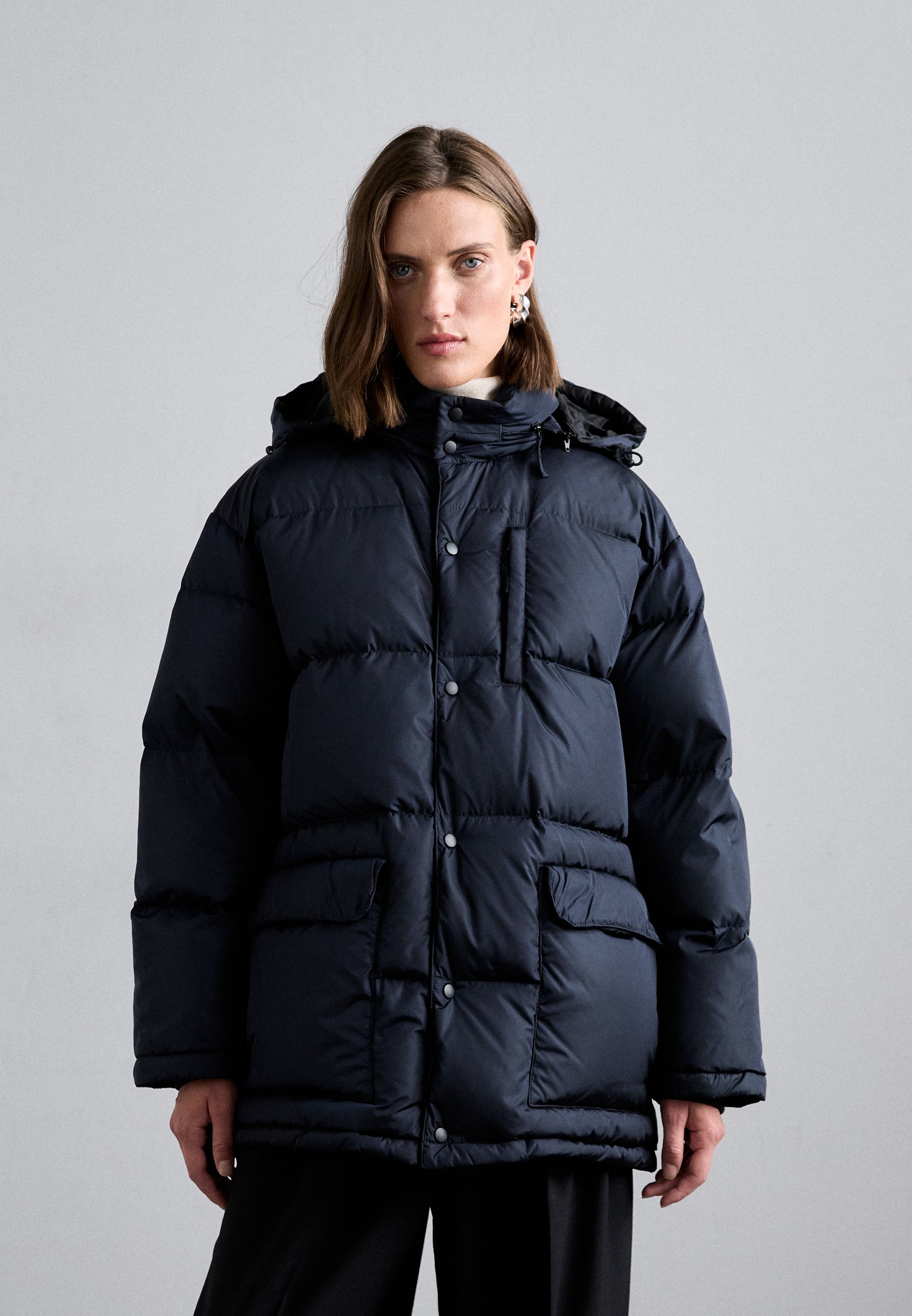 ASPESI Down coat - navy/dark blue - Zalando 