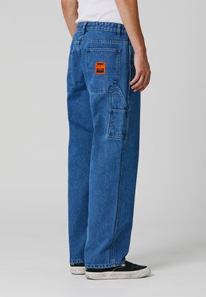 Blugi loose fit - worn blue