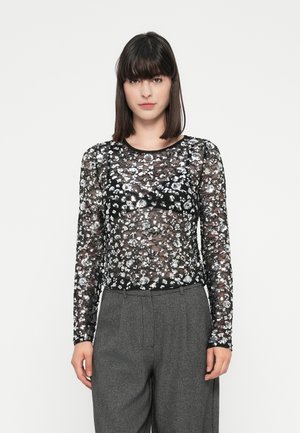 ONLPALEMA SEQUIN - Longsleeve - silver-coloured