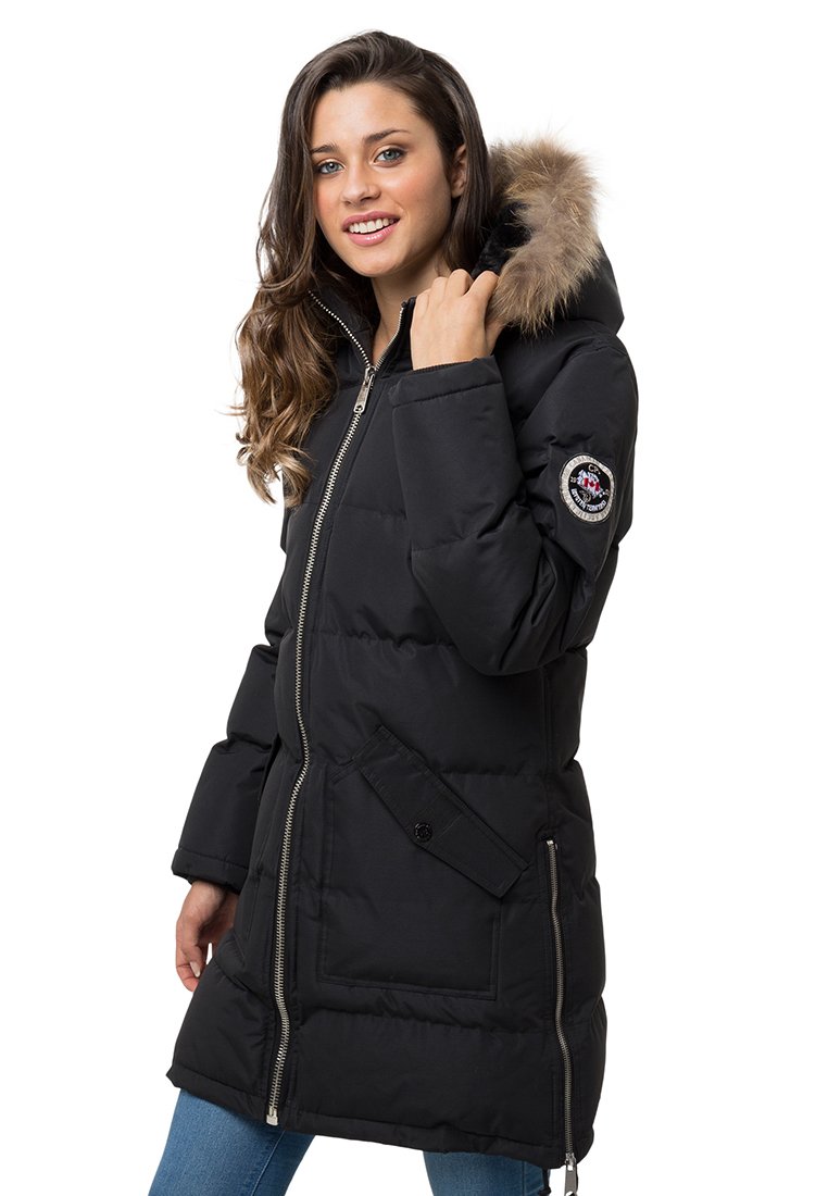 Canadian Peak Wintermantel zwart Canadian Peak Wintermantel zwart