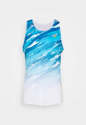 COLOR INJECTON SINGLET - Top - brilliant white/rebron blue