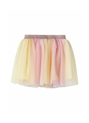Trapecinis sijonas - pastel yellow