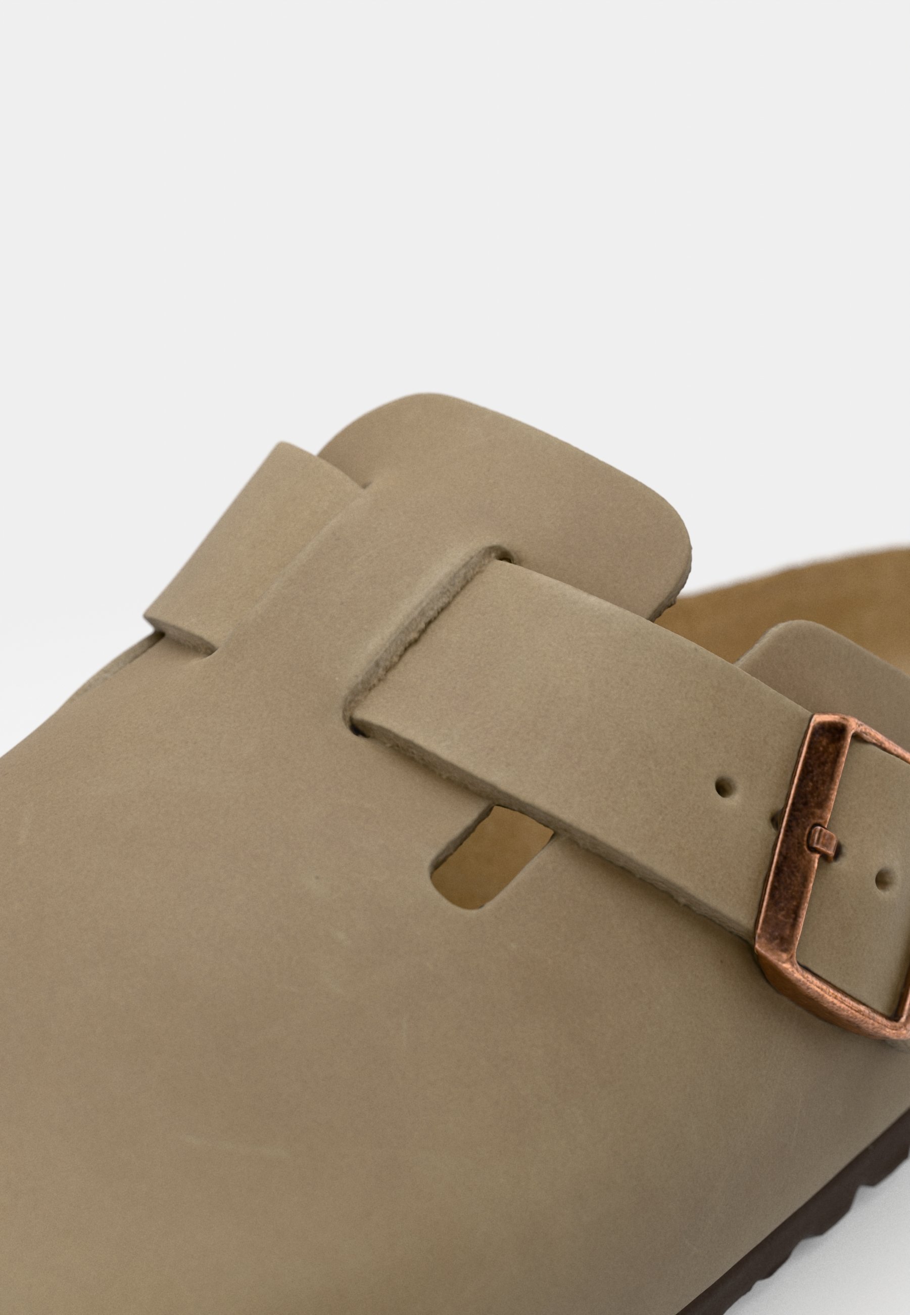 Birkenstock BOSTON LEOI TABACCO BROWNS - NARROW - Chinelos