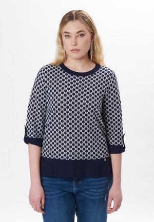 GEOMETRIC PATTERN - Striktrøje - blue