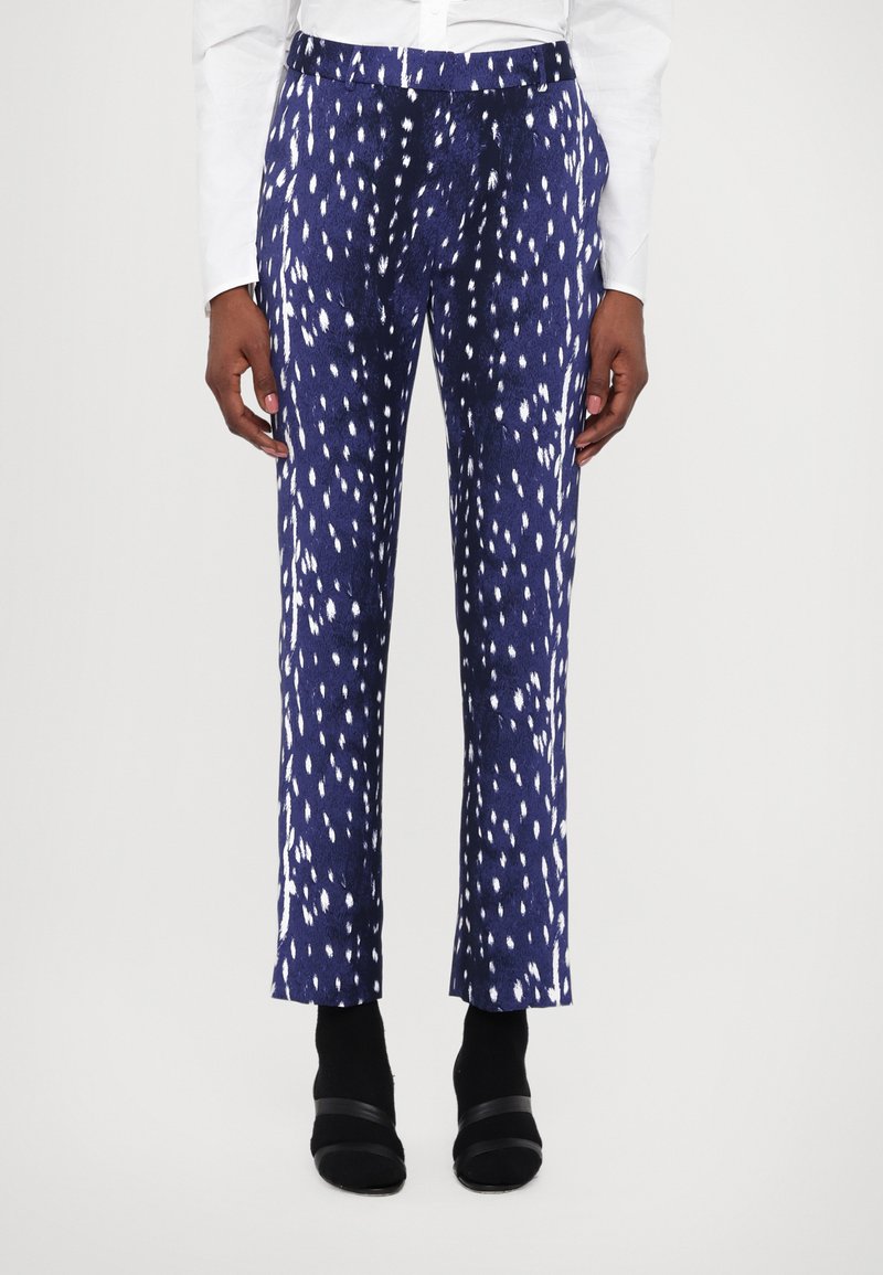 Diane von Furstenberg - GLORA PANTS - Bukse - perfect navy, Forstørre