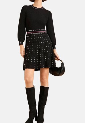 Strickkleid - black