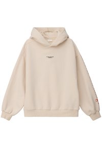s.Oliver MIT WEICHER INNENSEITE - Sweat à capuche - helles sand