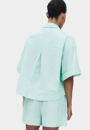 Marks & Spencer, STRIPED SHORTIE SET - Nachtwäsche Set - green mix