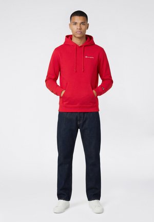 Felpa con cappuccio - rose melange