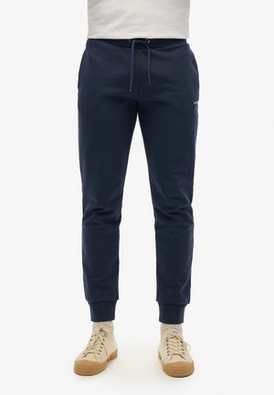 Superdry & Co PLAIN JOGGERS - Tracksuit bottoms - lauren navy