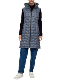 s.Oliver LANGE MIT STEPPUNG - Brezrokavnik - schiefergrau