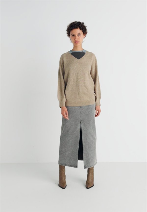 VMLEAF - Jumper - silver mink2