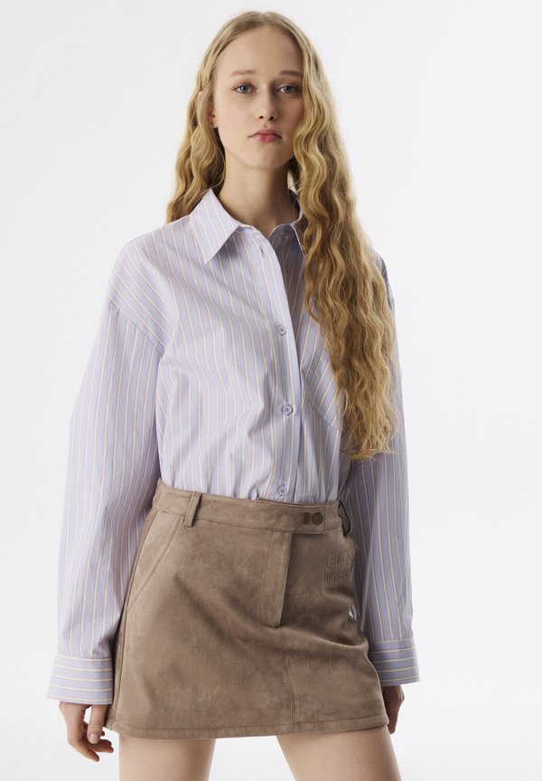 REGULAR FIT 3D SLOGAN PRINTED - A-Linien-Rock - stone