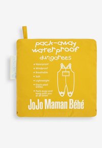 JoJo Maman Bébé Kavbojke z naramnicami - mustard