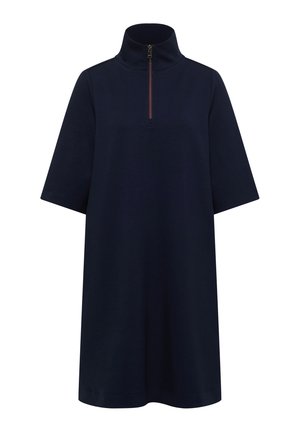 Cecil, KNIELANGES KLEID MIT STEHKRAGEN UND ZIPPER - Robe survêtement - urban dark blue
