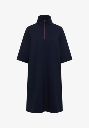 Cecil, KNIELANGES KLEID MIT STEHKRAGEN UND ZIPPER - Robe survêtement - urban dark blue
