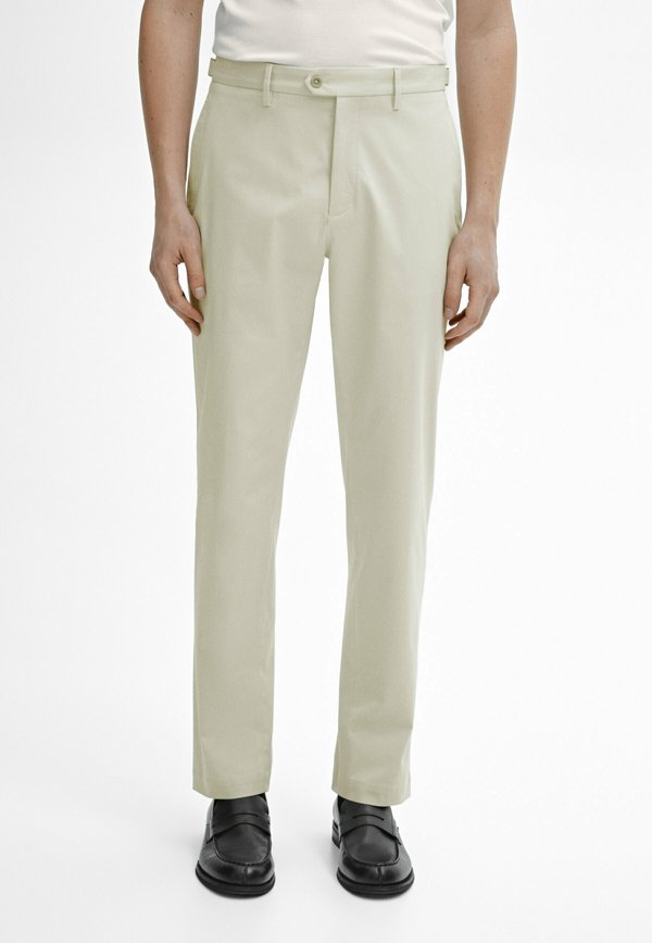 BUCKLE DETAIL - Chinos - beige