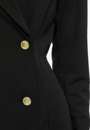 VILA, BLAZER DRESS VICLARA SHORT - Skjortekjole - black